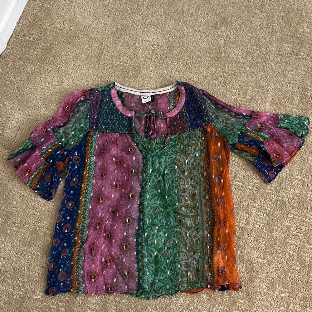 Anthropology Boho Blouse